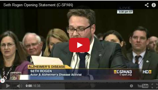 Seth Rogen Opening Statement on Alzheimer’s