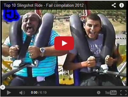 Top 10 Slingshot Ride – Fail compilation 2012